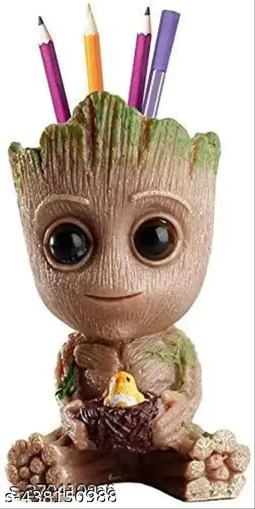 Cute baby Groot Flower Pot Pen Holder