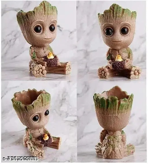 Cute baby Groot Flower Pot Pen Holder